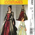 McCALL'S PATTERN 6097 SZS 14/16/18/20 MISSES; VICTORIAN DRESSES COSTUMES UNCUT