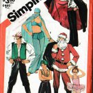 SIMPLICITY 5742 sz 2-4 PIRATE DRAC SANTA GENIE HAREM BALLERINA