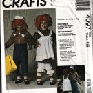 McCALL'S PATTERN 4097 SIZE 6/8 CHILDS RAGGEDY ANN AND ANDY