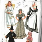 SIMPLICITY 7650 SZ LG MISSES' COLONIAL, PURITAN, WITCH, ANGEL COSTUMES