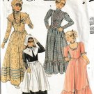 McCall's PATTERN 2057 SZ 8 GIRL'S PURITAN, 3 VERSIONS OF COLONIAL DRESSES