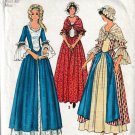 McCALL'S PATTERN 6787 SZ 18 MISSES' COLONIAL 2 PC DRESS CAP SHAWL