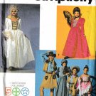SIMPLICITY PATTERN 7471 SIZE  6-18 ADULT HISTORICAL COSTUMES