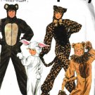 SIMPLICITY PATTERN 9983 SZ SM/MD BEAR RABBIT LION LEOPARD CAT COSTUMES