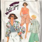 SIMPLICITY PATTERN 7400 SIZE 24 1/2 SIDE BUTTONED CULOTTES TOP SHIRT