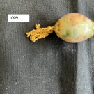 NECKLACE 18" GOLD TONE CHAIN W 1 1/4" X 3/4" OBLONG PNTD PLAS OVAL W 1 1/4" MULTI CHAINS 1009