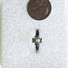 JEWELRY RING SARAH COVENTRY PEARL STERLING ADJUSTABLE #6011