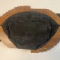 VINTAGE 1940'S LADIES FABRIC HANDBAG OR PURSE CARVED WOODEN OPENING & COIN PURSE
