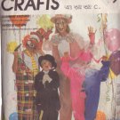 McCALL'S 1985 PATTERN 2211 SIZE MD ADULT CLOWN & HOBO COSTUMES