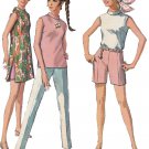 SIMPLICITY VINTAGE PATTERN 7591 SIZE 10 MISSES' DRESS BLOUSE PANTS SHORTS