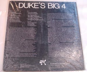 Duke Ellington Duk's Big 4 1974 LP