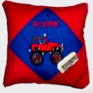 PERSONALIZED tooth fairy pillow MONSTER TRUCK