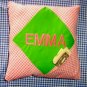 PERSONALIZED tooth fairy pillow GINGHAM FOR A BOY OR GIRL