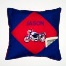 PERSONALIZED tooth fairy pillow MOTORCYCLE
