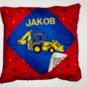 PERSONALIZED tooth fairy pillow CONSTRUCTION TRUCK