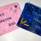 PERSONALIZED School Supplies Pencile Case or Crayon Bag