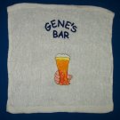 PERSONALIZED EMBROIDERED Bar Rag Towel - Great Gift for a bar owner!