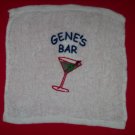 PERSONALIZED EMBROIDERED BAR RAG TOWEL - Great Gift!