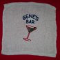 PERSONALIZED EMBROIDERED BAR RAG TOWEL - Great Gift!