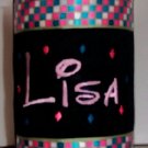 Personalized Embroidered Koozie Can Beverage Holder - Black