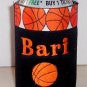 PERSONALIZED EMBROIDERED Koozie Can Soda Cover - BASKETBALL!