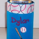 PERSONALIZED EMBROIDERED Koozie Can Soda Cover - BASEBALL!!