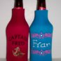 PERSONALIZED Zippered  long-neck bottle KOOZIE Cover!