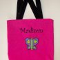 PERSONALIZED Tote Bag SPARKLY APPLIQUED BUTTERFLY!!