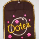 PERSONALIZED embroidered PACIFIER POUCH for diaper bag!