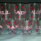 PERSONALIZED Decorated Plastic Shot Glasses - Great for your next party!