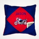 PERSONALIZED tooth fairy pillow - MOTORCYCLE!