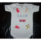 PERSONALIZED ONESIE - FIREMAN!!