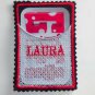 PERSONALIZED Embroidered Lace gift card holder