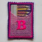 PERSONALIZED Embroidered Lace gift card holder