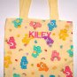PERSONALIZED TOTE BOOK BAG - CARE BEARS!!