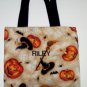 PERSONALIZED  Fabric Tote Book Bag for HALLOWEEN!!