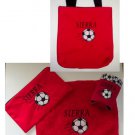PERSONALIZED Soccer Set - Tote, Wallet, Towel & Koozie!