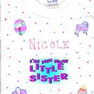 PERSONALIZED ONESIE FOR THE NEW BABY SISTER!!