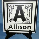 PERSONALIZED Ceramic Wall tile - Design your own!  Use for wall or display!