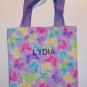 PERSONALIZED Tote Bag SPARKLY PASTEL BUTTERFLIES!!