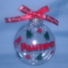 Personalized fillable unbreakable Christmas Ornament - you can design your own!!