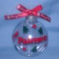 Personalized fillable unbreakable Christmas Ornament - you can design your own!!