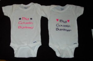 PERSONALIZED Embroidered Onesie - U Pick Design!!!