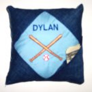 PERSONALIZED Denim Tooth Fairy Pillow  - BASEBALL!!