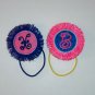 PERSONALIZED Unique Fringed PONY TAIL HOLDER  Adorable!
