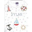 PERSONALIZED ONESIE - BOAT NAUTICAL THEME!!
