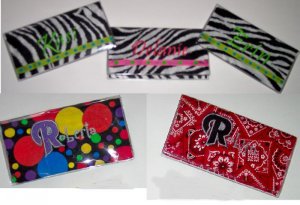 PERSONALIZED  Checkbook Holder Cover - design your own!