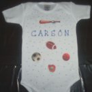 PERSONALIZED  ONESIE - SPORTS!!