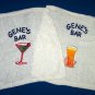 PERSONALIZED Embroidered BAR RAG TOWEL CLOTH