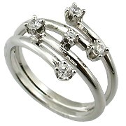 14K White Gold 1/4cttw Diamond Ring - You Save $827.66